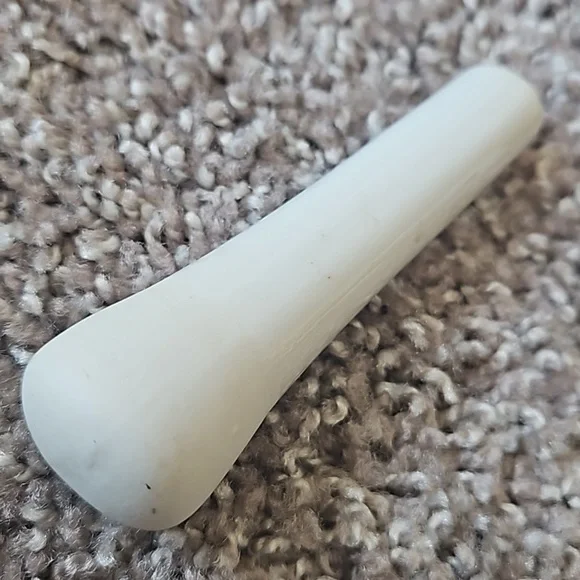 70s vtg Apothecary Pestle for Porcelain Mortar in excellent condition Marked